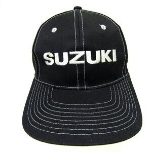 Suzuki Hat Snapback One Size Fits All Spellout Logo Ideal Suzuki Car Auto Promo